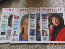 Profitable Machine Knitting Magazines x 4. 1990