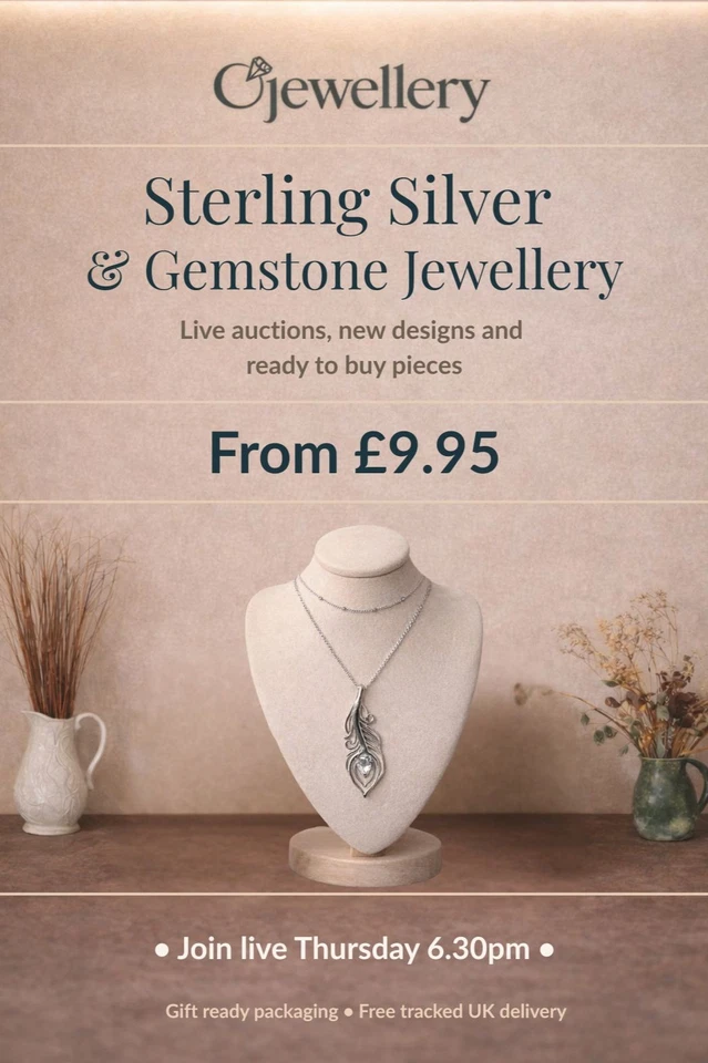 Sterling Silver Jewellery • £9.99 Auctions & New Collection Spotlight
