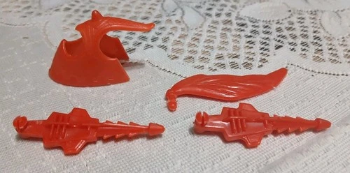 Stridor Lot Helmet Gun Tail He-Man Masters of the Universe MOTU 1984 Vintage Lot