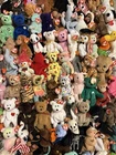 TY Beanie Babies Lot TAGS VTG Huge Arcade Game Prize Wholesale Xmas 100 PCS