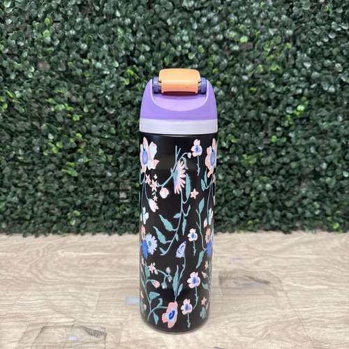 Owala FreeSip 24 oz Stainless Steel Water Bottle - Purple Flower - Picture 4 of 6