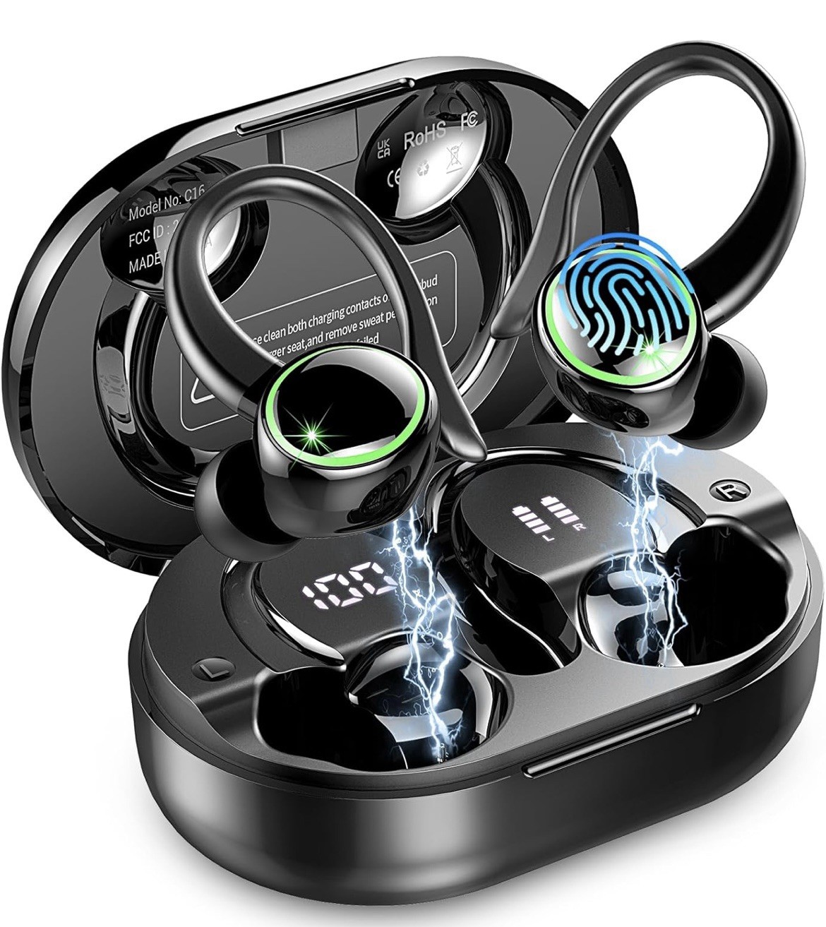 Wireless Bluetooth 5.3 Earbuds with 40H Playtime for iPhone Android-image