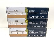 LOT OF 3 Hampton Bay 19 in. 3-Light Brushed Steel LED Track Lighting Kit New
