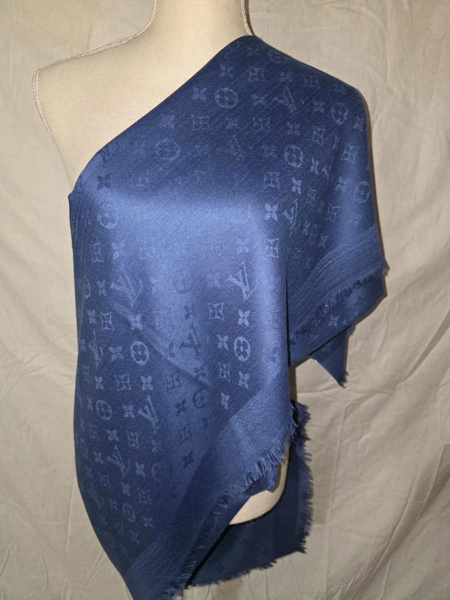 Louis Vuitton Blue Scarves & Wraps for Women for sale - eBay