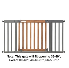 Summer Infant West End Extra Wide Safety Pet/Baby Gate 36”-60”W x 30”H