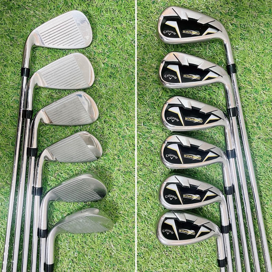 Callaway Warbird Men's Golf Club Set 9pcs Right-Hand S Flex