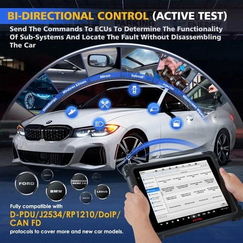 🌏 Autel MaxiSys ULTRA Lite ECU Programmer Topology Scanner Bidirectional Test image 8