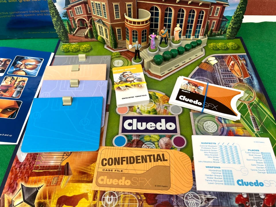 Cluedo SFX Electronic Detective Family Board Game - working SEE VIDEO - Xmas Fun - Image 2 of 4