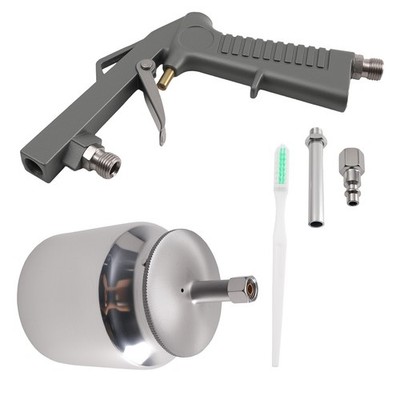 750CC Cup Sandblasting Gun for Glass Surface Air Treatment Polishing Tool
