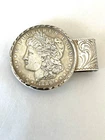 1886 MOGAN SILVER DOLLAR MONEY CLIP Engraved