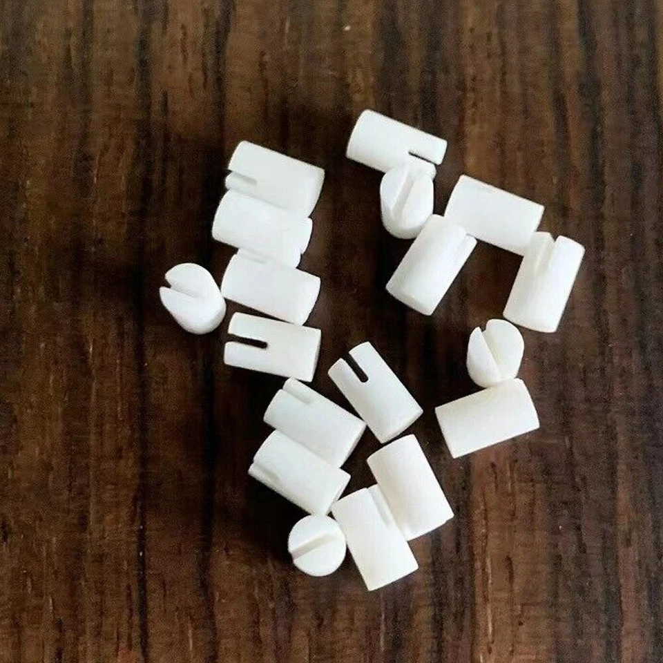 10Pcs Bone Fifth-string Nut Fit for Banjo Guitar Luthier Saddle Bridge DIY 3mm - Image 4 of 4