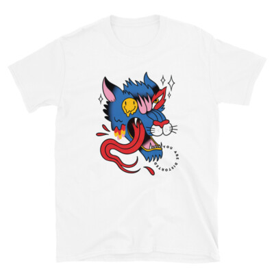 Distorted Wolf Psychedelic Mind Altering T-Shirt