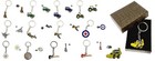 Metal and Enamel Keyrings or Lapel Pin Badge designs + FREE UK POSTAGE