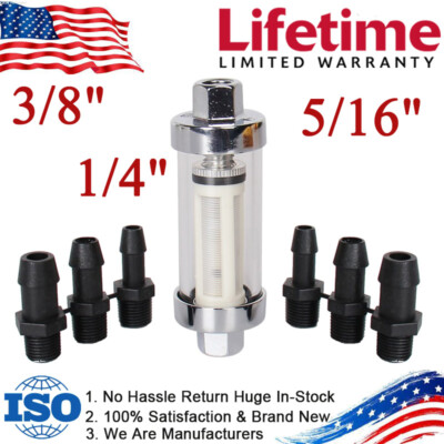 High Performance Inline Oil Fuel Filter For Carburated Applications FFC1000-9706