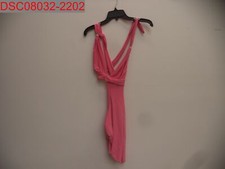 NWOT - The Floodline Women' Pink Cut out Tie Sleeve Bodycon Dress, Size S 288-08