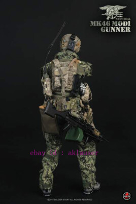 Soldier Story 1/6 Ss081 U.S. Navy Seal Mk46 mod1 Gunner Action