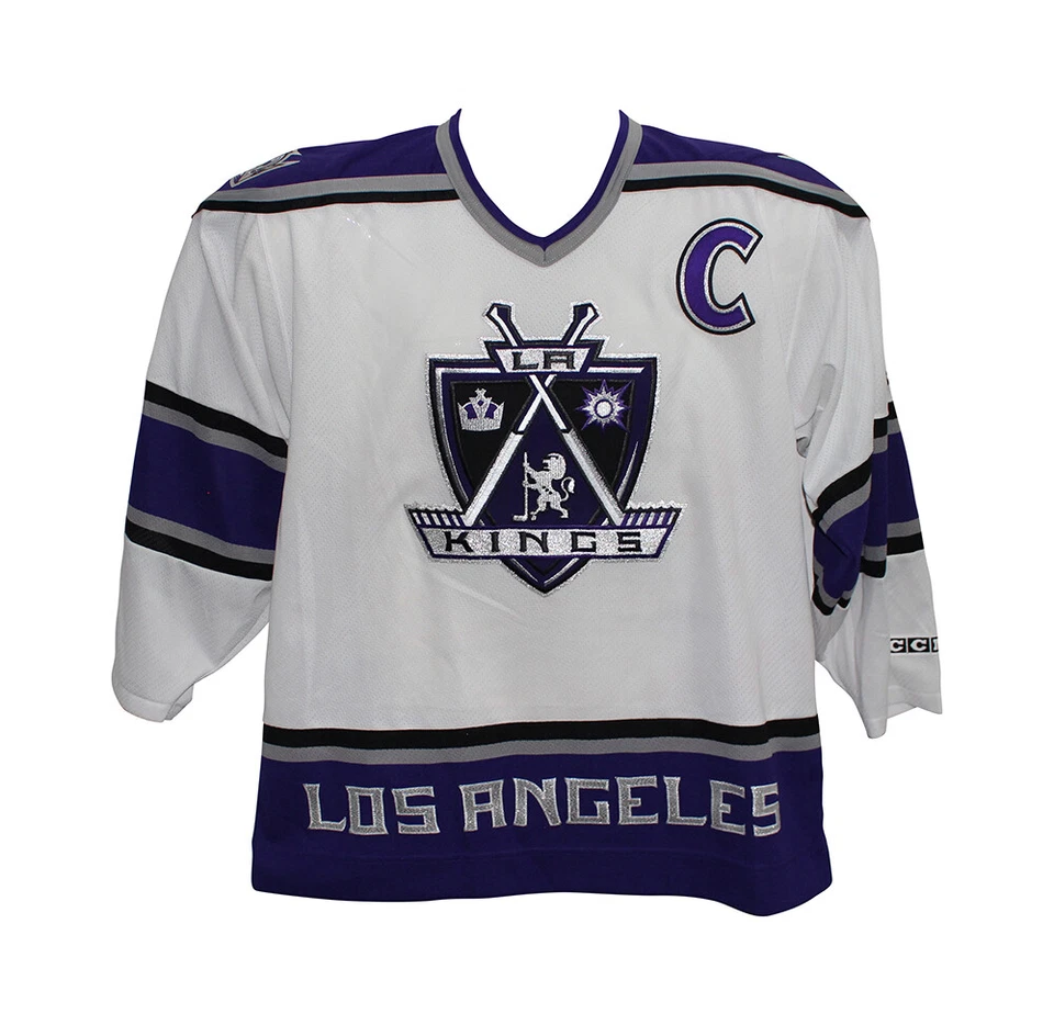 Camiseta réplica branca autografada por Rob Blake Los Angeles Kings Beckett 35806 - Imagem 3 de 3