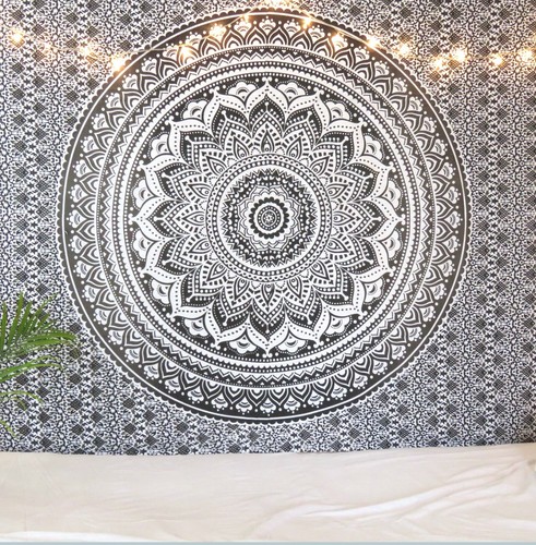 USA Psychedelic Mandala Tapestry Hippie Room Wall Hanging Blanket Art Home Decor - Picture 280 of 301
