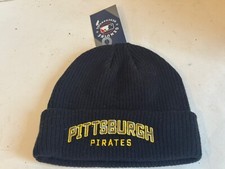 Sombrero tejido con puños Andee de los fanáticos de los Piratas de Pittsburgh - negro