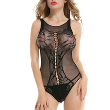 Happy Women Body Sexy Lingerie Bodysuit Underwear Leotard Pyjamas Monokini Teddy