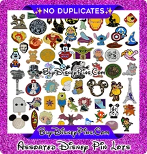 Disney Pins Assorted Lot Lanyard Pins Park Trading Pin Lot New Pin Backs Marvel∞