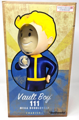 Fallout Vault Boy 111 Mega 15'' Bobble Head Charisma New!