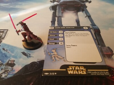 Star Wars Miniatures Clone Strike 34 Dark Side Acolyte | eBay