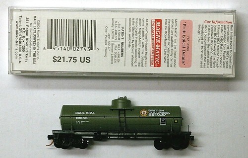 MTL Micro-Trains 65530 British Columbia Railway BCOL 1924 vagón cisterna de cúpula única | Zustand: New