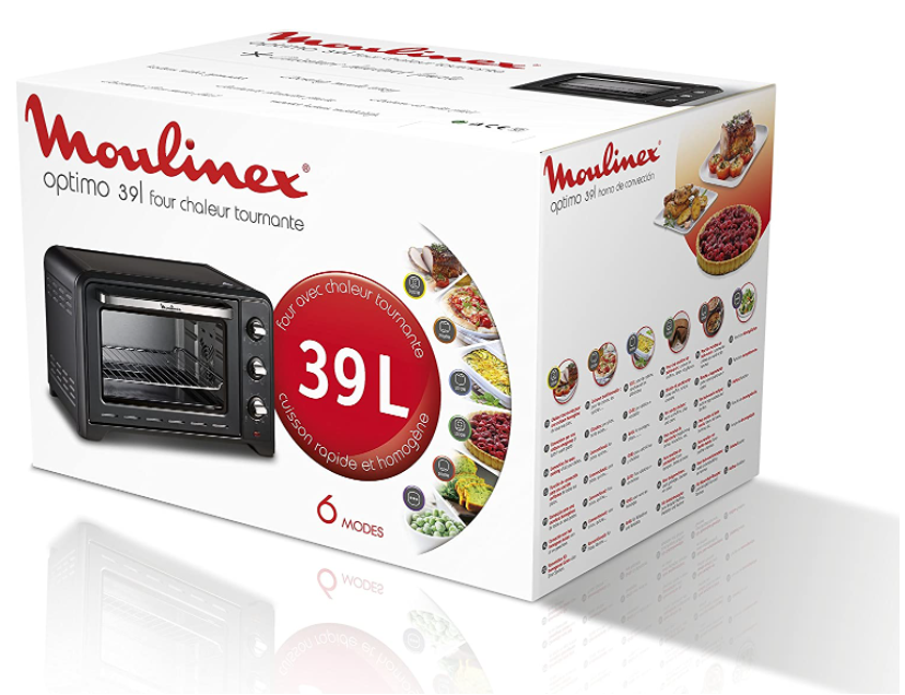 Moulinex OX485810 Optimo 20kW, 39L Forno Elettrico Ventilato - Nero |  Acquisti Online su eBay