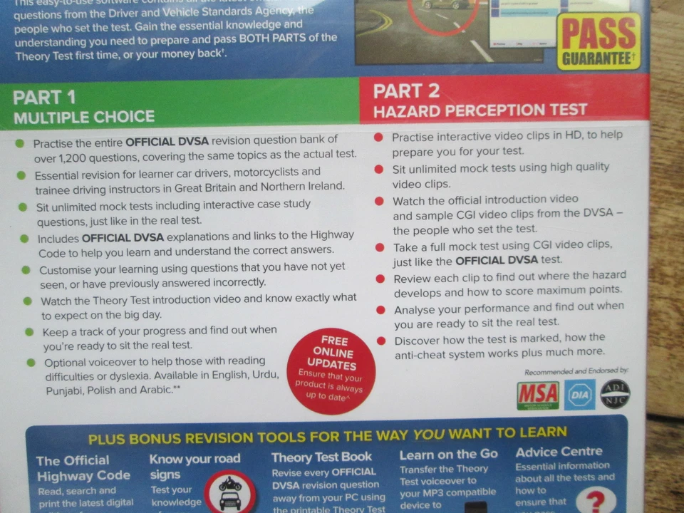 PASS YOUR TEST - THE COMPLETE THEORY TEST NEW PC DVD ROM - Image 3 of 4