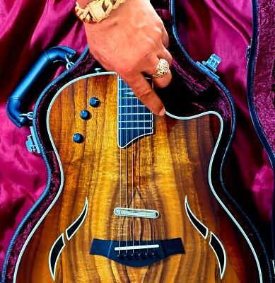Taylor T5C2 2013 - Glossy/ Custom Super Twisty Curly Koa-  MINT   Hollow body