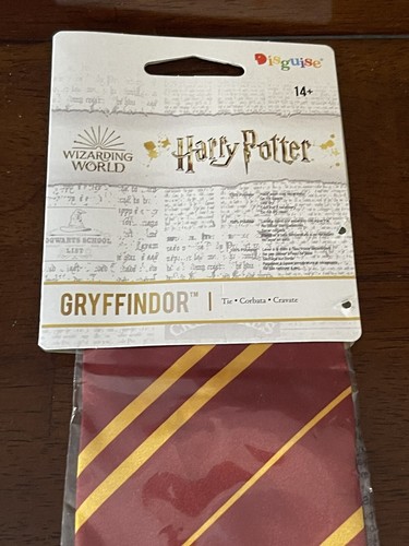 Cravatta Harry Potter Grifondoro Mondo Magico Nuova 14+ Travestimento Nuova Cravatta Costume - Foto 3 di 5
