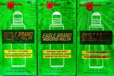 Eagle Brand Medicated Oil Pain Relief Roll-On 0.27fl.oz (Pack of 3)~05/2028