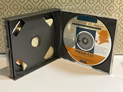 Sherlock Holmes Vol 2 Sega Mega CD ,1993 Test&WorK Box and CD