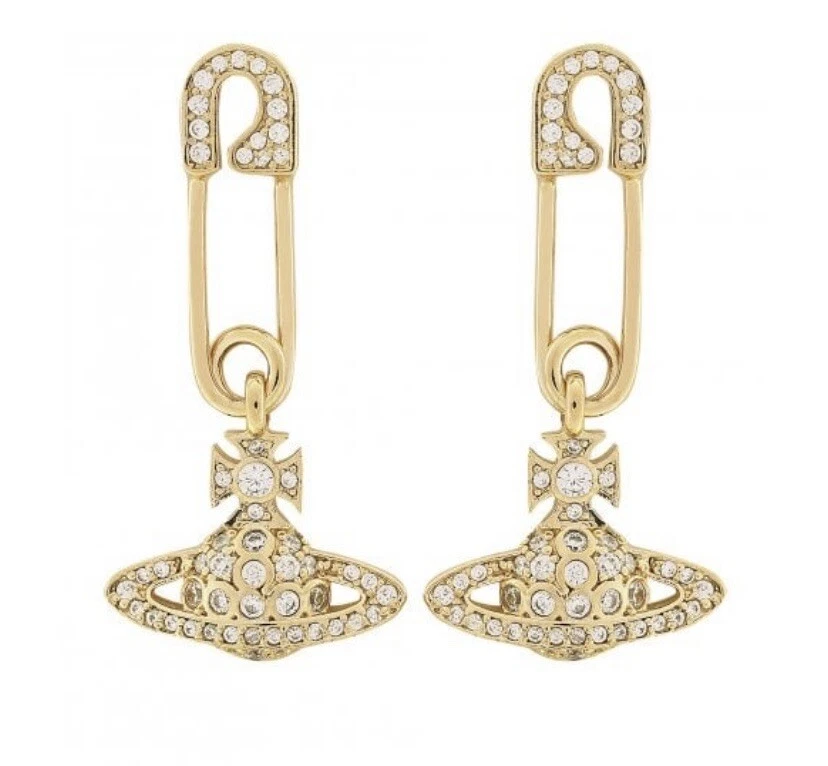 Vivienne westwood saturn earrings deals