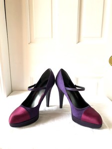 nine west purple heels