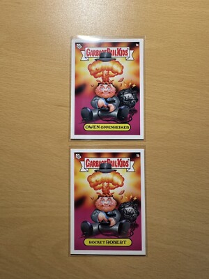 2024 Topps GPK Garbage Pail Kids Not-Scars Oscars 1ab OWEN OPPENHEIMER Adam Bomb