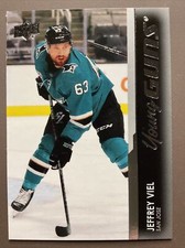 2021-22 Upper Deck Series 1 Young Guns Jeffrey Viel #233 San Jose Sharks