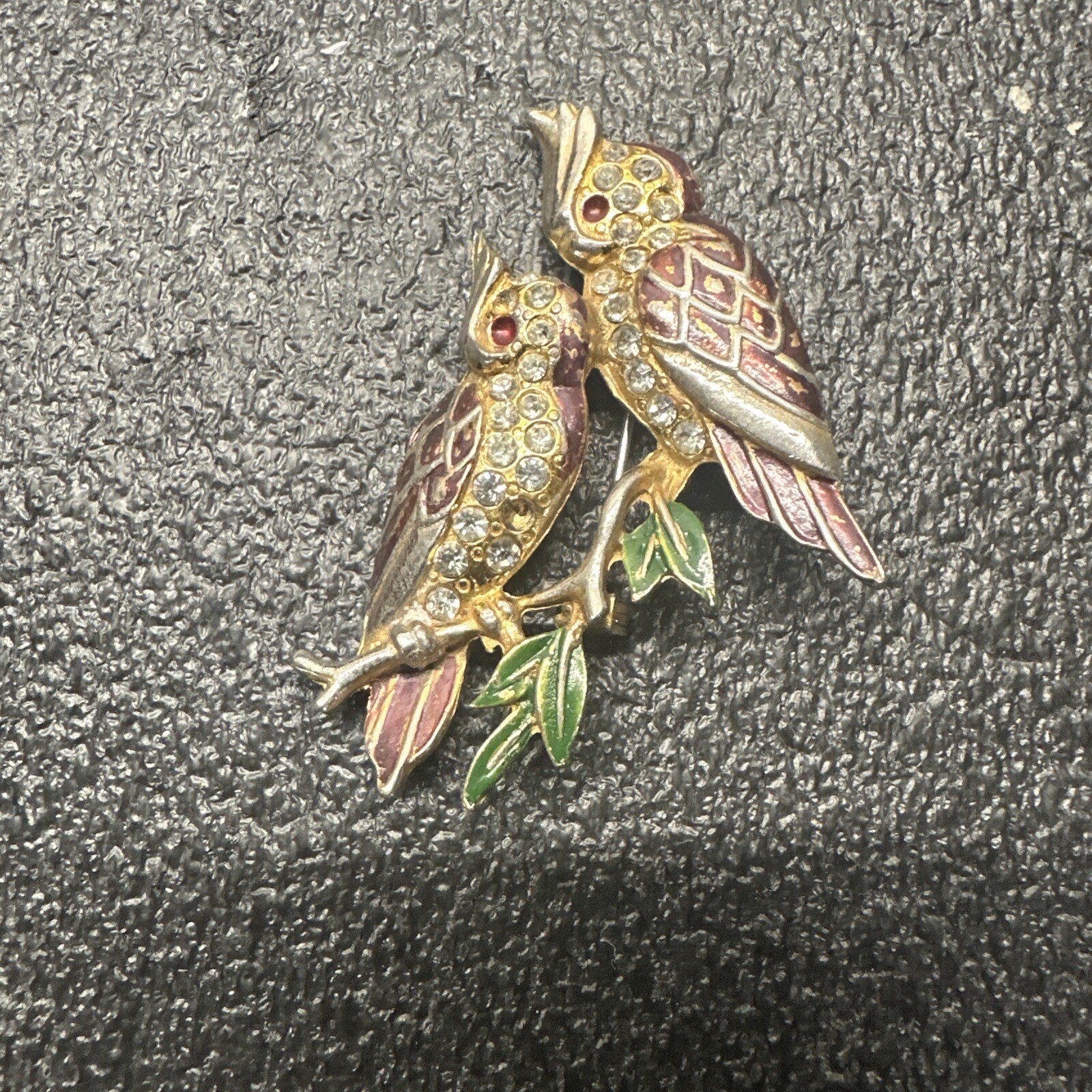 Broche émaillée Et Strass Toucan Ou Macaw - épingle Décorative Anime Colorée