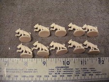 Gray Wolf  WALKING DEAD ZOMBIES Lot of 10 of the same , New Unused cond