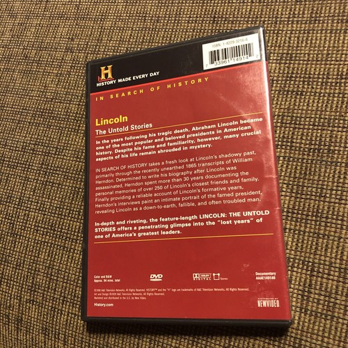 History Channel: Lincoln - The Untold Stories DVD (2009) -- Schön - Bild 2 von 3