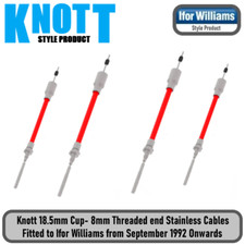 Knott Style Stainless Brake Cable Kit for Ifor Williams Flatbed LM106G