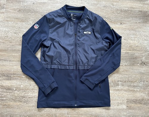 Seattle Seahawks Elite Hybrid Coach Sideline Jacket On Field Medium NFL football