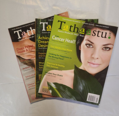 TATHAASTU Magazine Lot of 3 / Eastern Wisdom for Mind/Body/Spirit 2009-2011 New
