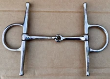 Horse Bit 4-1/2 Inch Full Cheek Snaffle Mouth Stainless Steel Equestrian Bridle