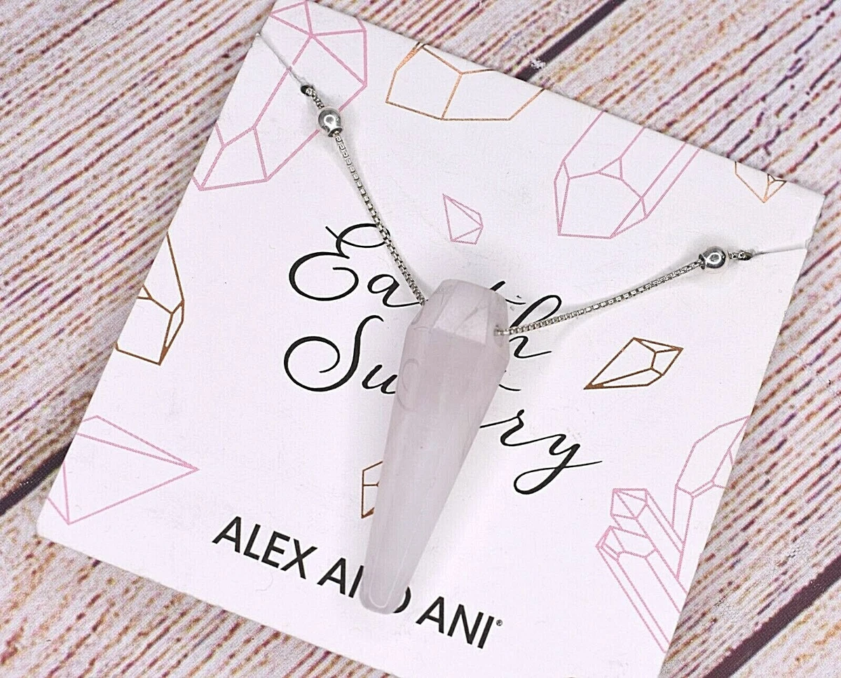 Alex and ani discount rose quartz necklace