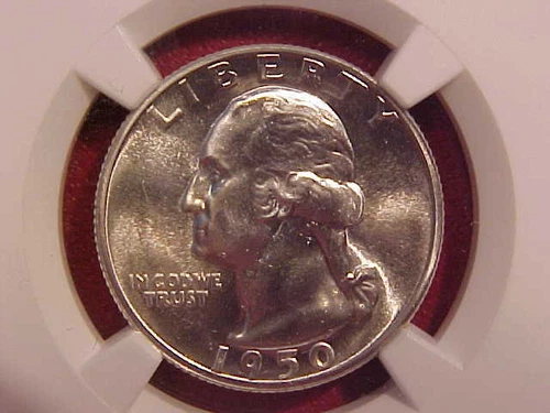 1950 WASHINGTON QUARTER - NGC PF 66 - SEE PICS! - (G1204)