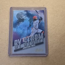 2022 Absolute Jonathan India By Storm Insert Gold Foil #BYS-8 - Cincinnati Reds