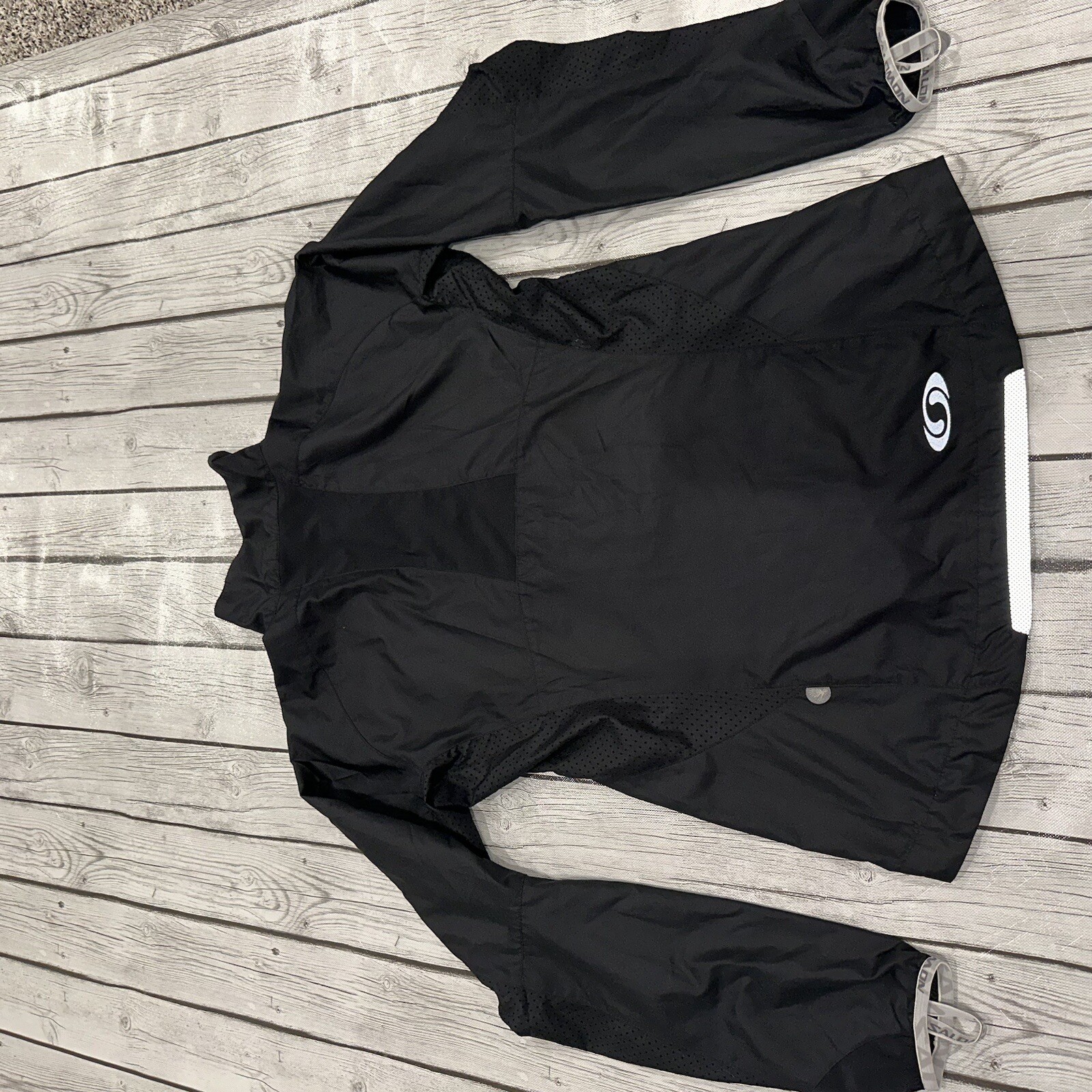 Giacca da donna SALOMON nera morbida frantoio corsa corsa ciclismo medio