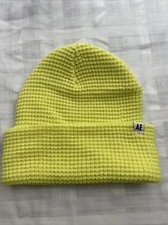 American Eagle Waffle Knit One Size Beanie Neon